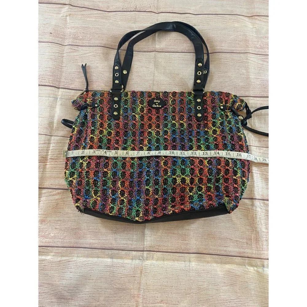 Y2K Juicy Couture Women's Woven Multi Color Shoulder Bag - OS - Picture 5 of 12
